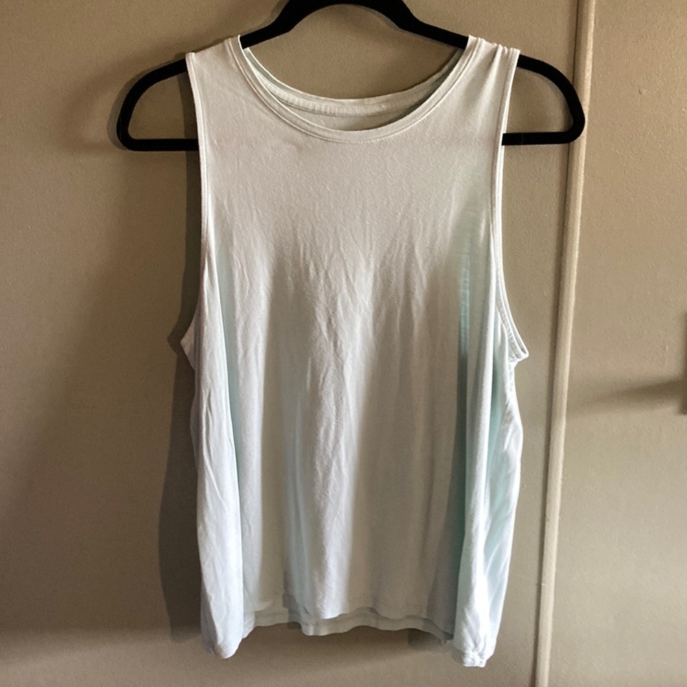 A New Day light green tank size Large